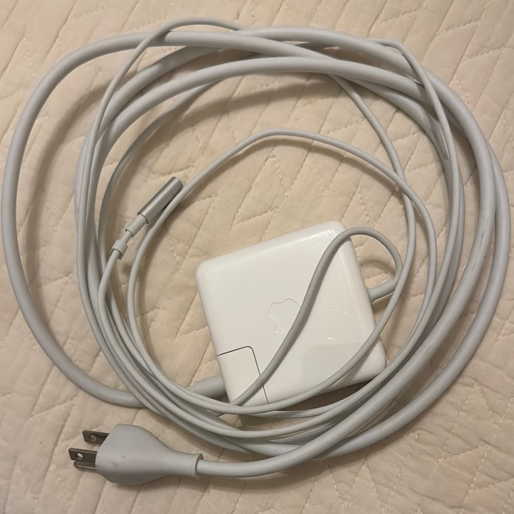 Apple White Charging Cable and Adapter